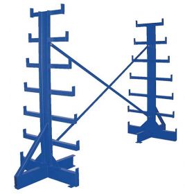 Steel storage racks are highly durable.